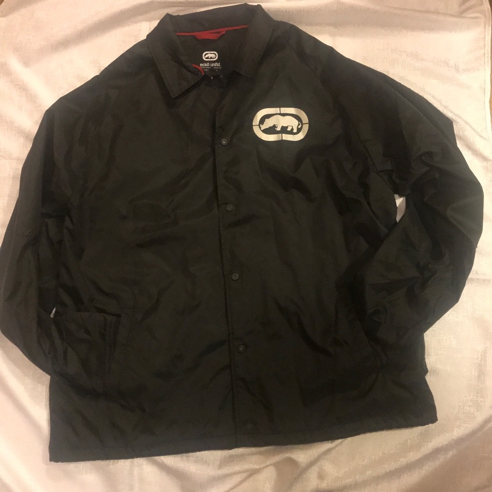 Ecko black light weight jacket sz 2XL NBW